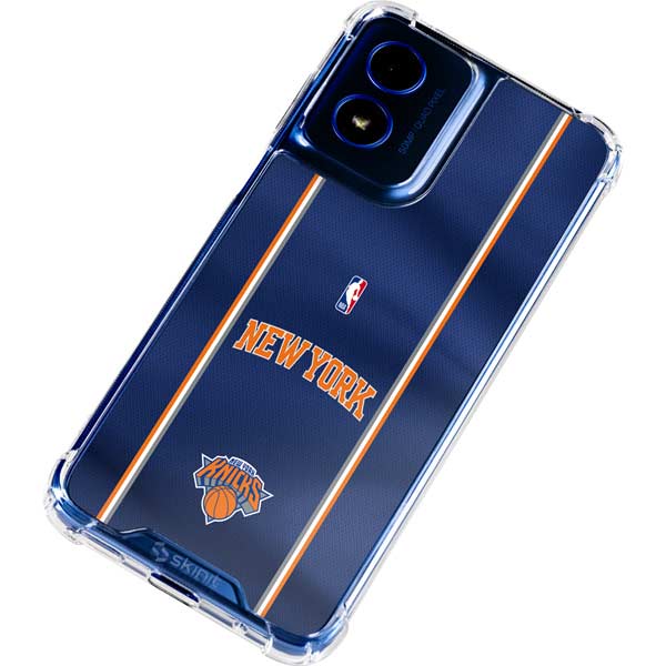 NBA New York Knicks Jersey Moto G Play 4G (2024) Clear Case