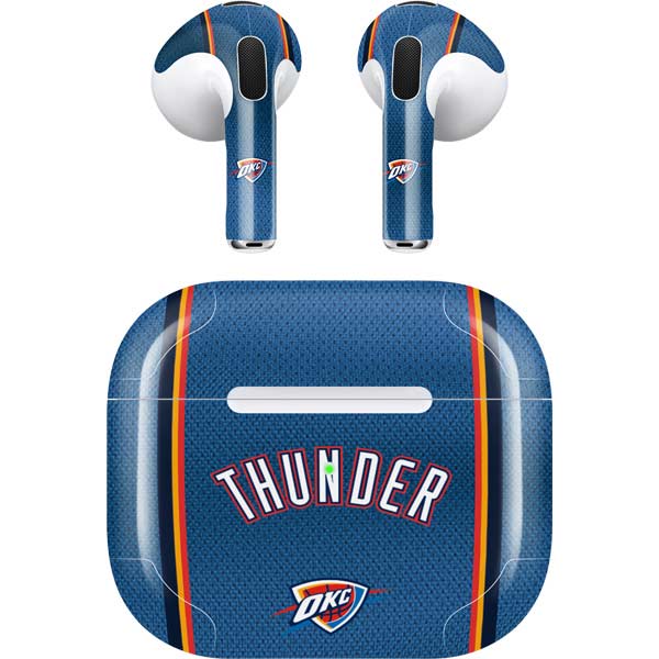 NBA Oklahoma City Thunder Jersey Apple AirPods (3rd Gen 2021) Skin