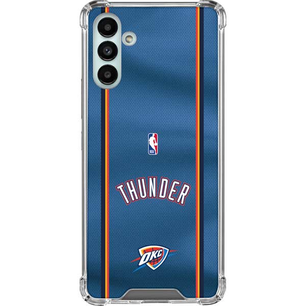 NBA Oklahoma City Thunder Jersey Galaxy A13 5G Clear Case