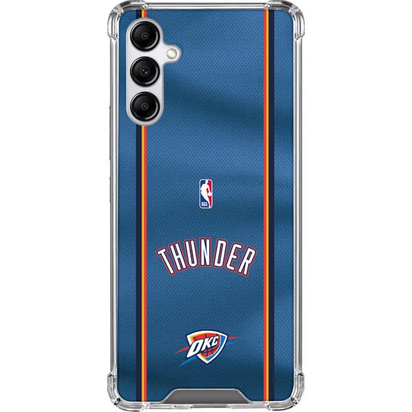 NBA Oklahoma City Thunder Jersey Galaxy A14 5G Clear Case