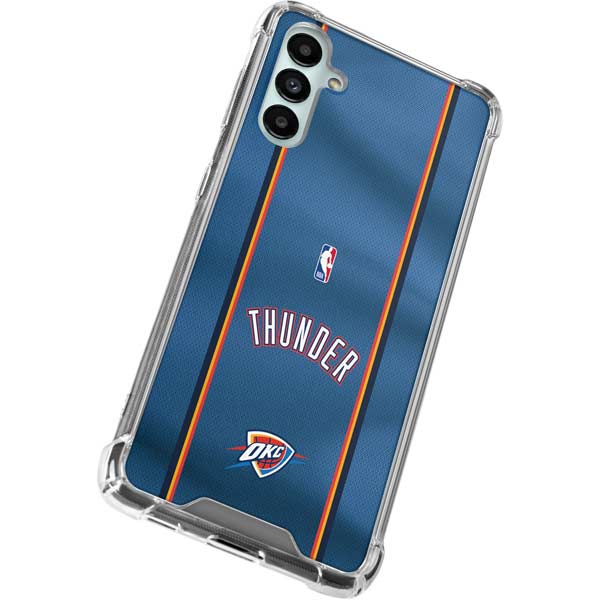 NBA Oklahoma City Thunder Jersey Galaxy A14 5G Clear Case