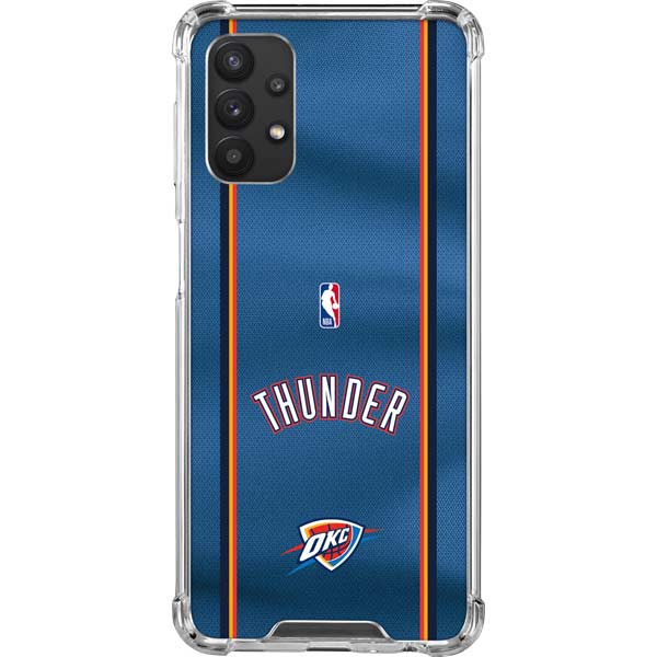 NBA Oklahoma City Thunder Jersey Galaxy A32 5G Clear Case