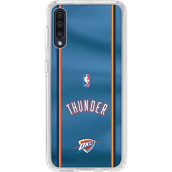 NBA Oklahoma City Thunder Jersey Galaxy A50 Clear Case