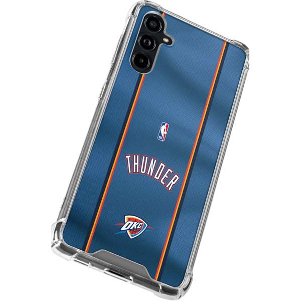 NBA Oklahoma City Thunder Jersey Galaxy A54 5G Clear Case