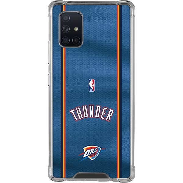 NBA Oklahoma City Thunder Jersey Galaxy A71 5G Clear Case