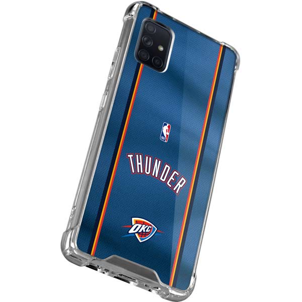 NBA Oklahoma City Thunder Jersey Galaxy A71 5G Clear Case