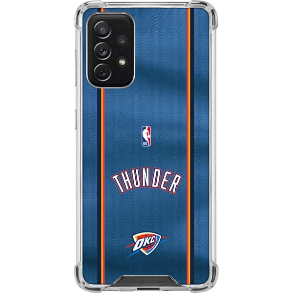 NBA Oklahoma City Thunder Jersey Galaxy A72 5G Clear Case