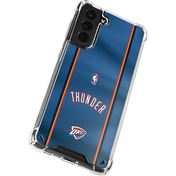 NBA Oklahoma City Thunder Jersey Galaxy S21 5G Clear Case