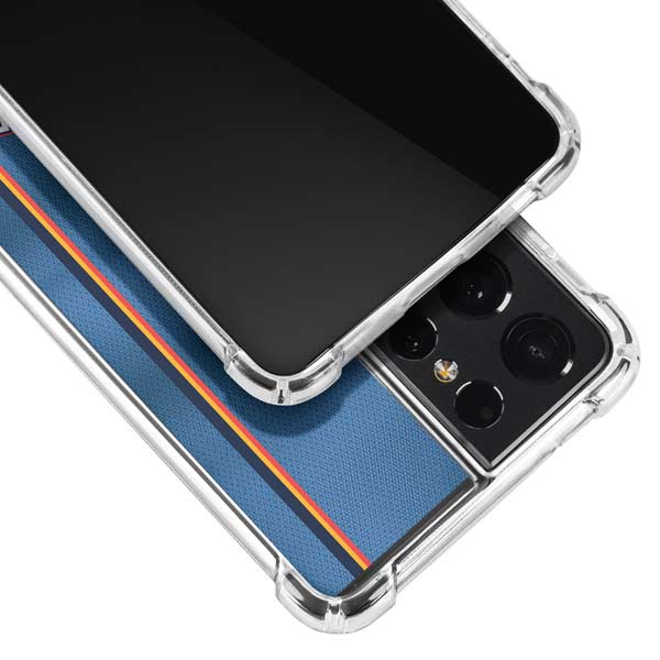 NBA Oklahoma City Thunder Jersey Galaxy S21 Ultra 5G Clear Case