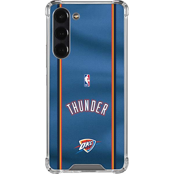 NBA Oklahoma City Thunder Jersey Galaxy S23 Plus Clear Case