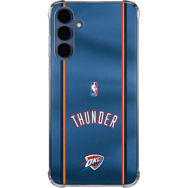 NBA Oklahoma City Thunder Jersey Galaxy S24 Clear Case