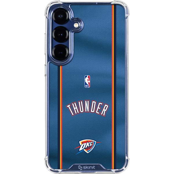 NBA Oklahoma City Thunder Jersey Galaxy S25 Plus Clear Case