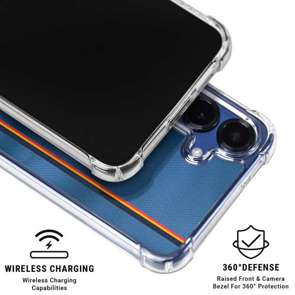 NBA Oklahoma City Thunder Jersey Galaxy S25 Plus Clear Case