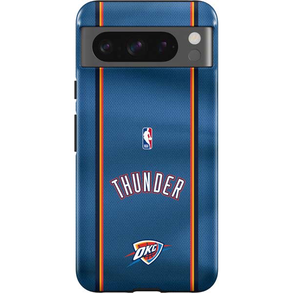 NBA Oklahoma City Thunder Jersey Pixel Cases