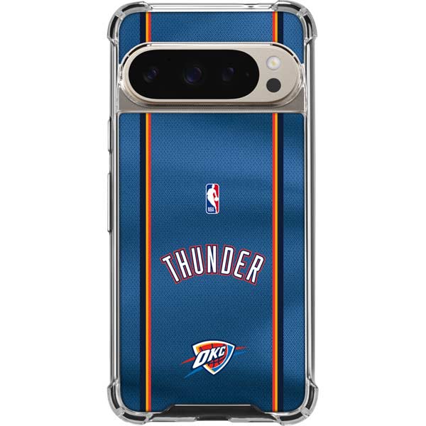 NBA Oklahoma City Thunder Jersey Google Pixel 9/9 Pro Clear Case