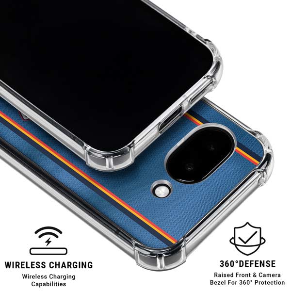 NBA Oklahoma City Thunder Jersey Google Pixel 9a Clear Case