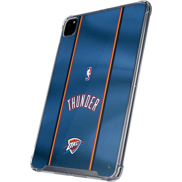 NBA Oklahoma City Thunder Jersey iPad Pro 12.9in (2020) Clear Case