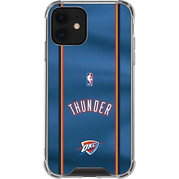 NBA Oklahoma City Thunder Jersey iPhone 12 Clear Case