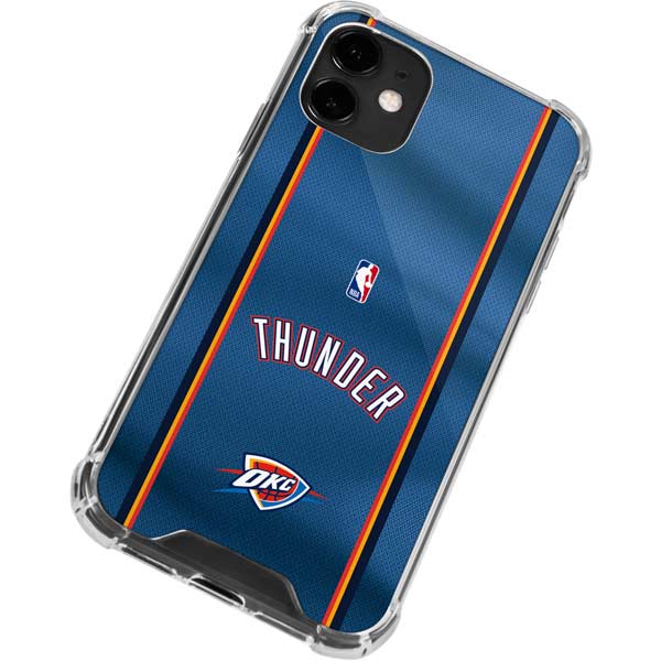 NBA Oklahoma City Thunder Jersey iPhone 12 Clear Case