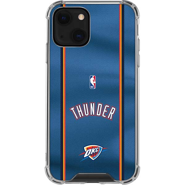 NBA Oklahoma City Thunder Jersey iPhone 13 Clear Case