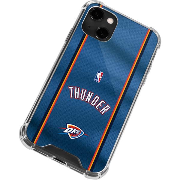 NBA Oklahoma City Thunder Jersey iPhone 13 Clear Case