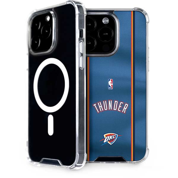 NBA Oklahoma City Thunder Jersey iPhone 14 Pro MagSafe Case