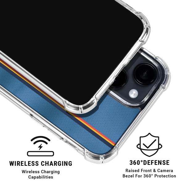 NBA Oklahoma City Thunder Jersey iPhone 15 Plus Clear Case