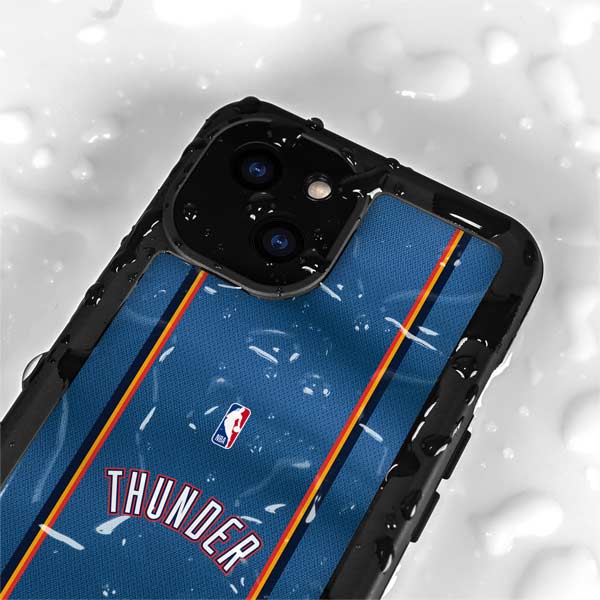NBA Oklahoma City Thunder Jersey iPhone 15 Plus Waterproof Case