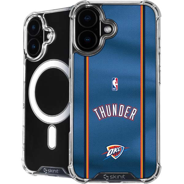 NBA Oklahoma City Thunder Jersey iPhone 16 Plus MagSafe Case