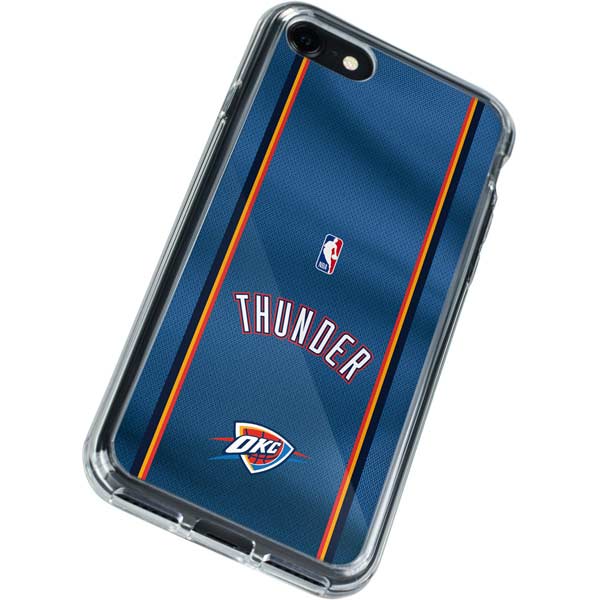 NBA Oklahoma City Thunder Jersey iPhone SE (2nd & 3rd Gen) Clear Case