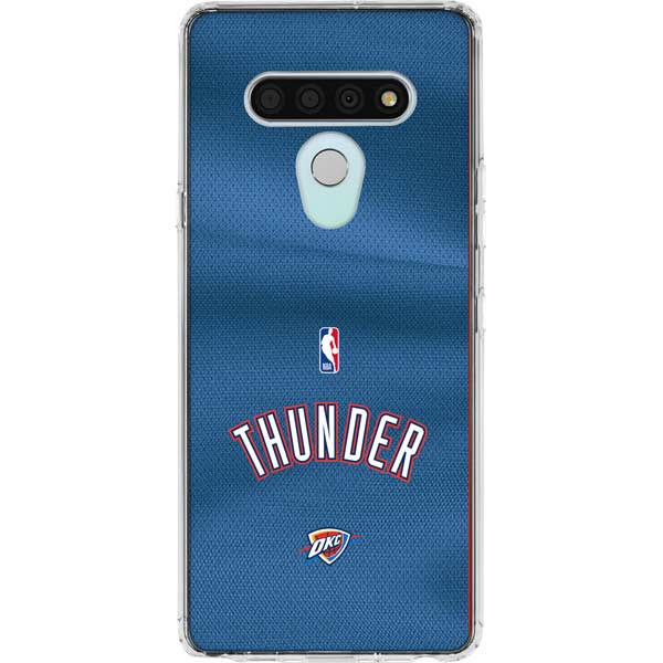 NBA Oklahoma City Thunder Jersey LG Stylo 6 Clear Case