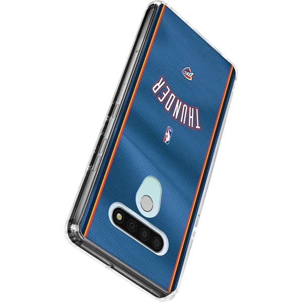 NBA Oklahoma City Thunder Jersey LG Stylo 6 Clear Case