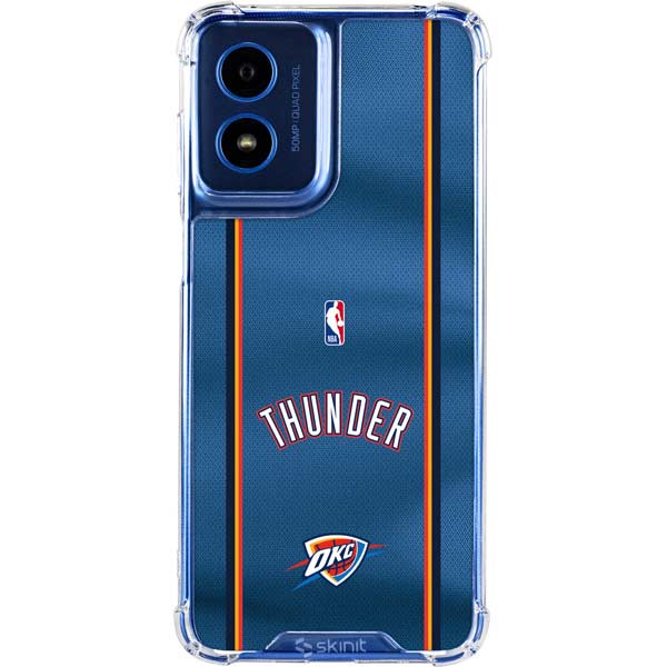 NBA Oklahoma City Thunder Jersey Moto G Play 4G (2024) Clear Case