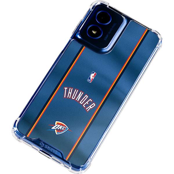 NBA Oklahoma City Thunder Jersey Moto G Play 4G (2024) Clear Case