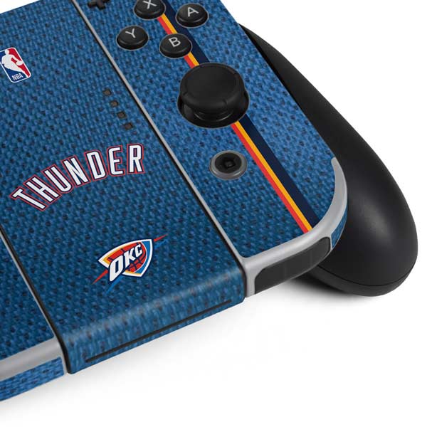 NBA Oklahoma City Thunder Jersey Nintendo Switch OLED (2021) Skin
