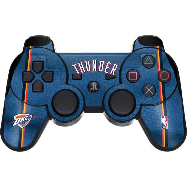 NBA Oklahoma City Thunder Jersey PS3 Dual Shock wireless controller Skin
