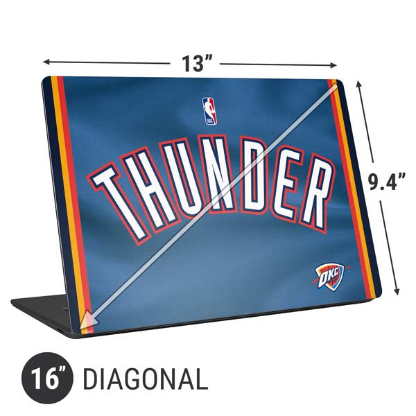 NBA Oklahoma City Thunder Jersey Universal Laptop 16in (13 x 9.4in) Skin
