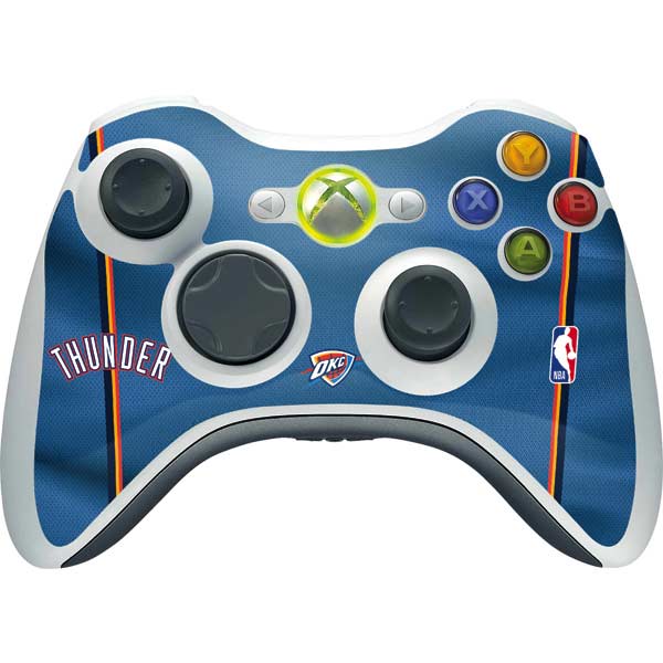 NBA Oklahoma City Thunder Jersey Xbox 360 Wireless Controller Skin