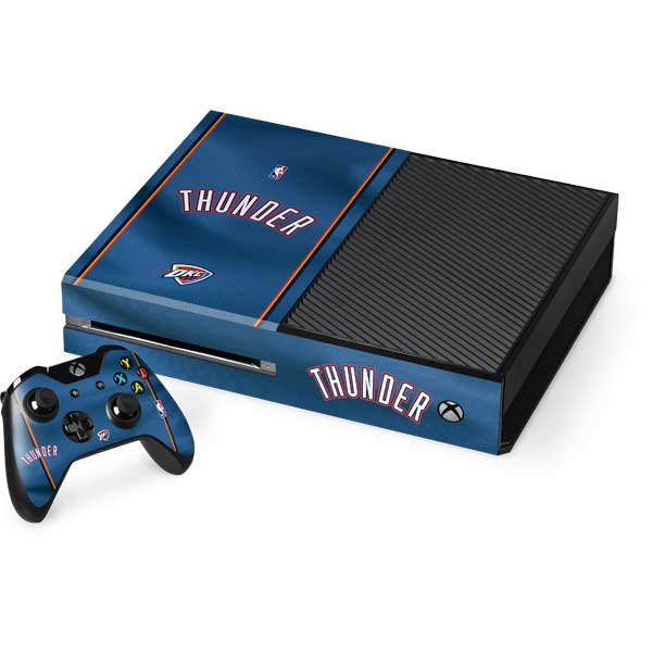 NBA Oklahoma City Thunder Jersey Xbox One Console and Controller Bundle Skin