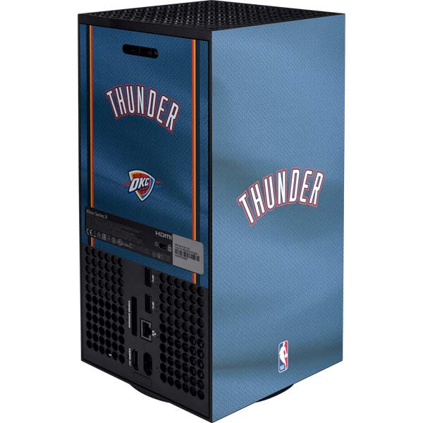 NBA Oklahoma City Thunder Jersey Xbox Series X Console Skin