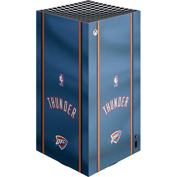 NBA Oklahoma City Thunder Jersey XBox Series X Digital Edition Console Skin