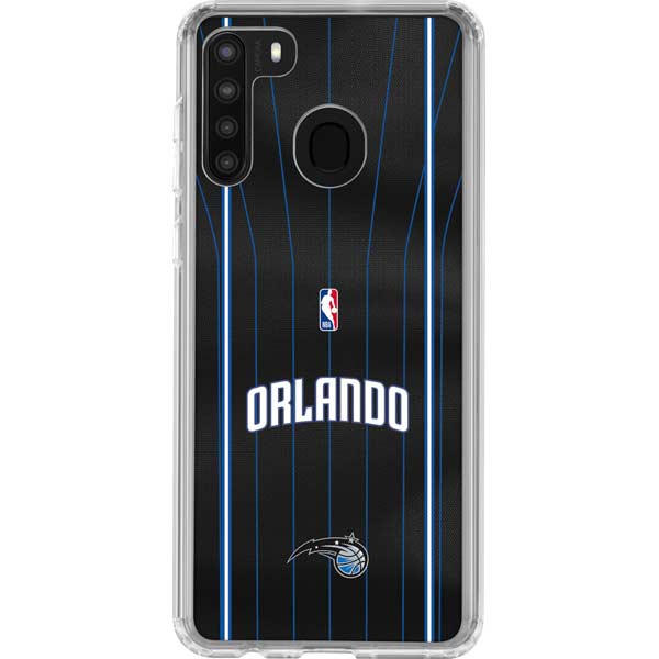 NBA Orlando Magic Jersey Galaxy A21 Clear Case