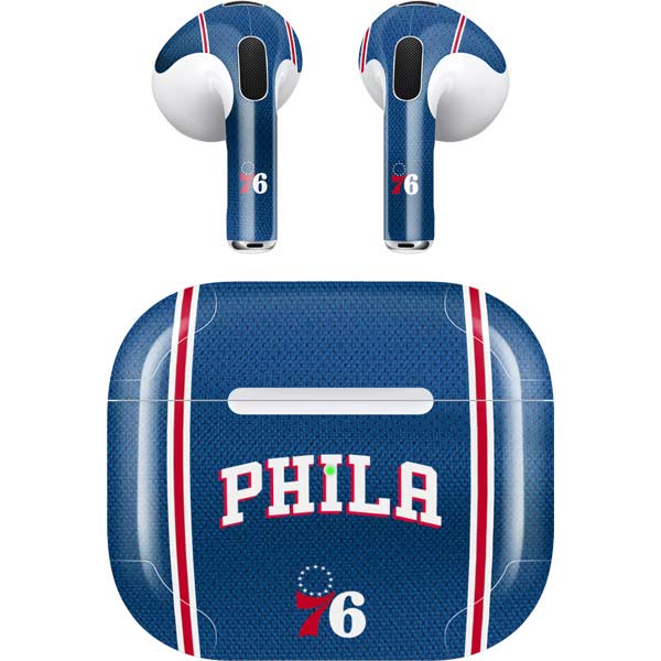 NBA Philadelphia 76ers Jersey Apple AirPods (3rd Gen 2021) Skin