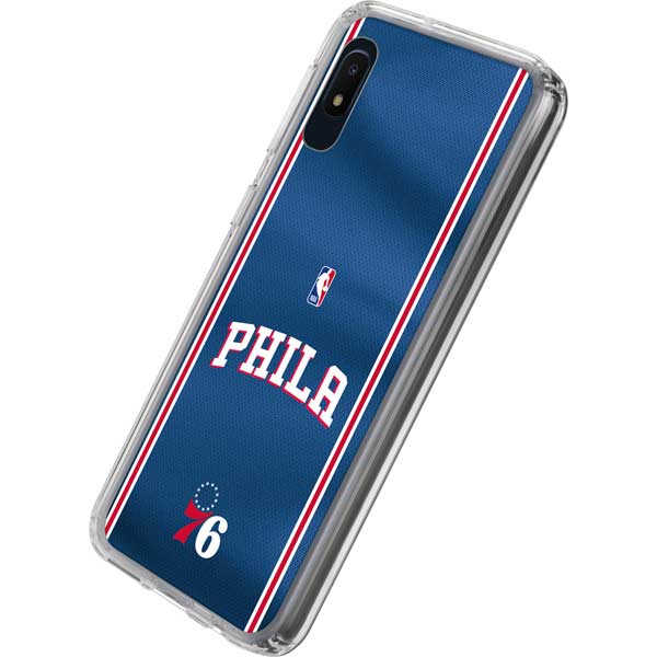 NBA Philadelphia 76ers Jersey Galaxy A10e Clear Case