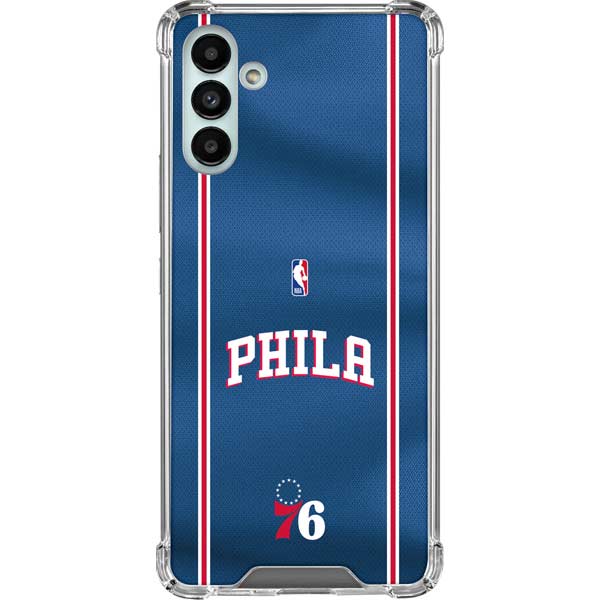 NBA Philadelphia 76ers Jersey Galaxy A13 5G Clear Case