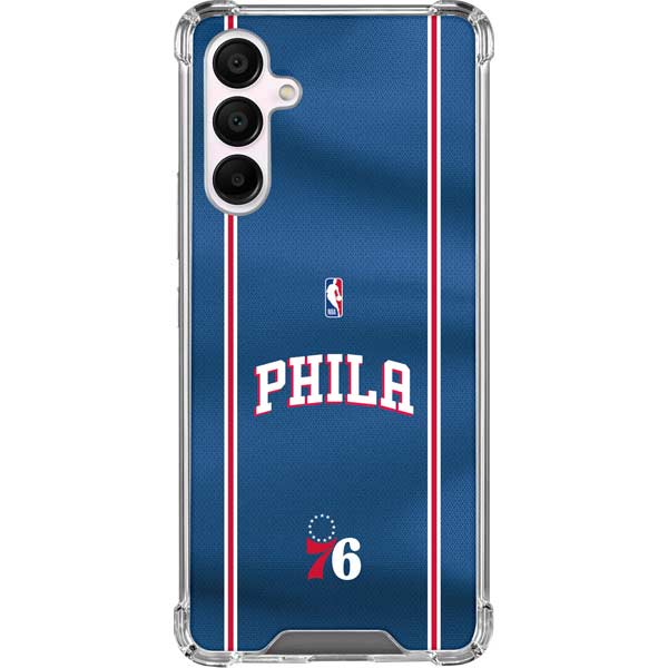 NBA Philadelphia 76ers Jersey Galaxy A16 5G Clear Case