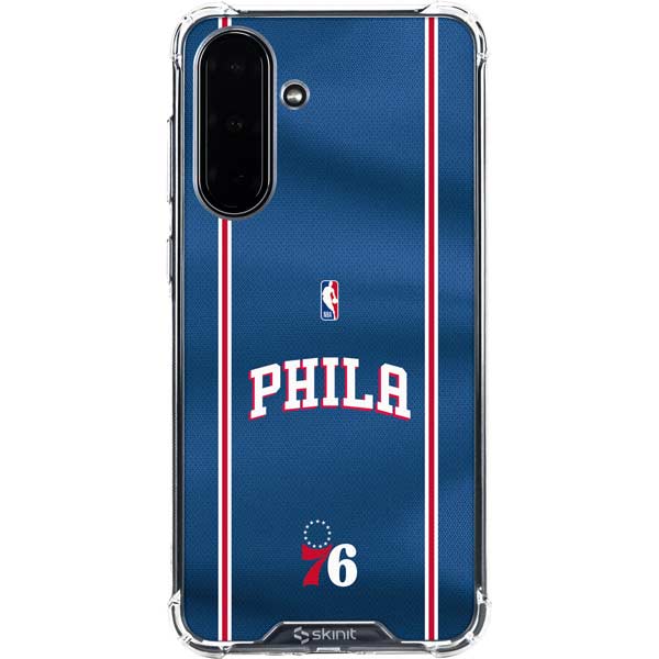 NBA Philadelphia 76ers Jersey Galaxy A36 5G Clear Case