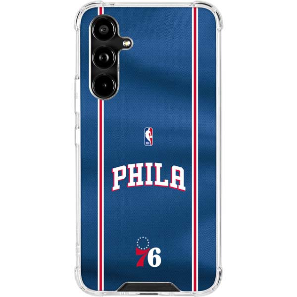 NBA Philadelphia 76ers Jersey Galaxy A54 5G Clear Case