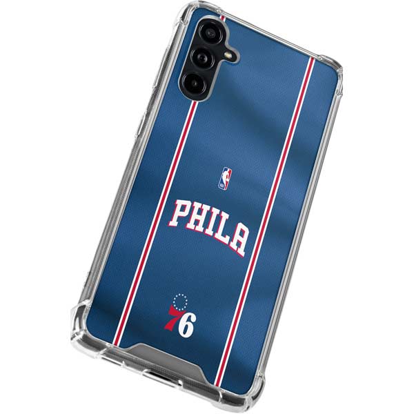 NBA Philadelphia 76ers Jersey Galaxy A54 5G Clear Case