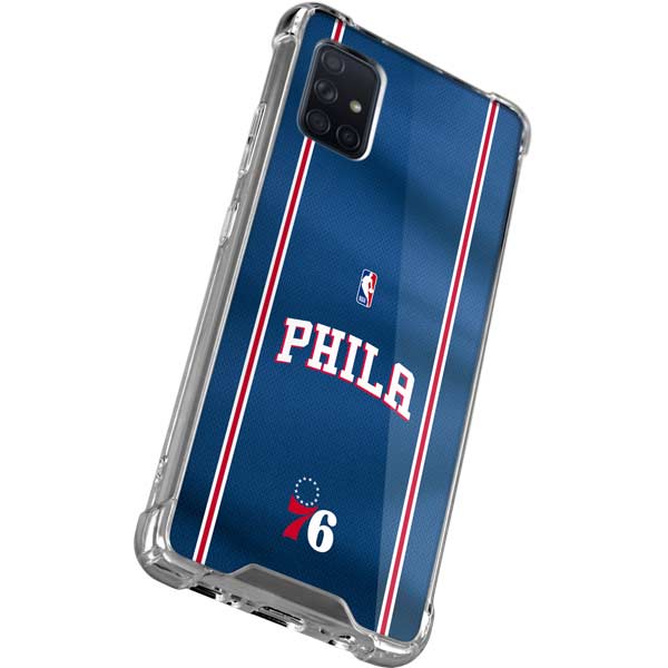 NBA Philadelphia 76ers Jersey Galaxy A71 5G Clear Case